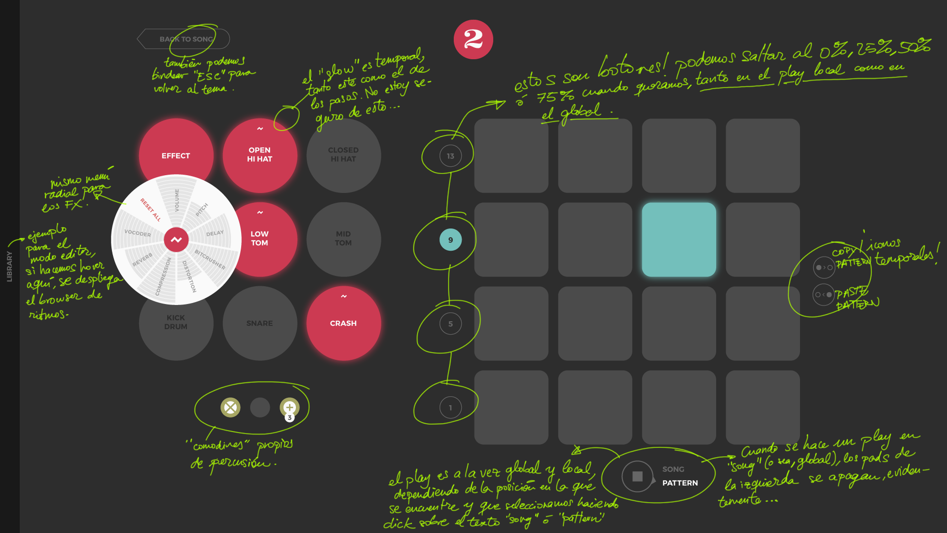 Circuits 2 annotated drum editor