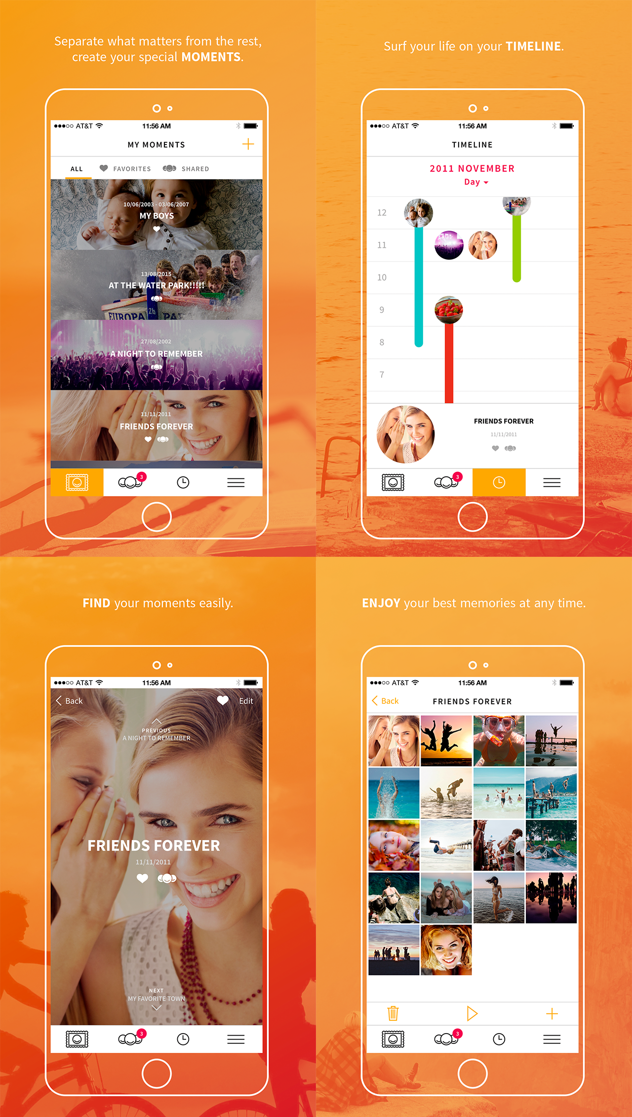 Promo screens were created for the app stores as well.